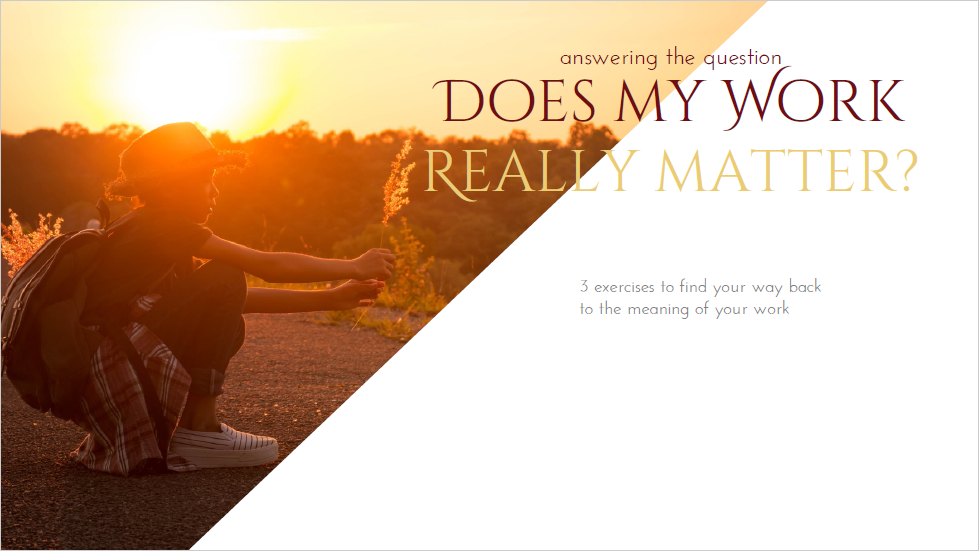 meaningful work cover